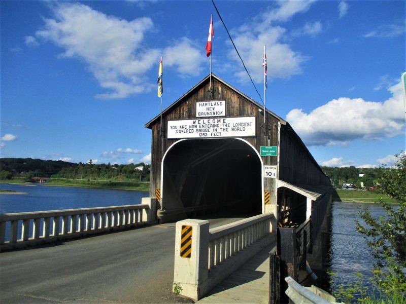Hartland Covered Bridge, longest in the world, New Brunswick