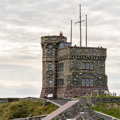 Panoramic view of Signal Hill National Historic Site, St. John's, Newfoundland