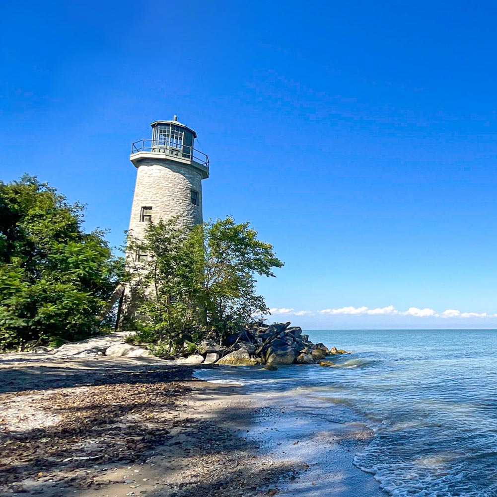 Point Pelee National Park tip, a narrow strip of land extending into Lake Erie in Southwestern Ontario.