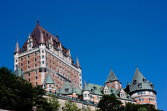 Fairmont Le Château Frontenac hotel in Quebec City