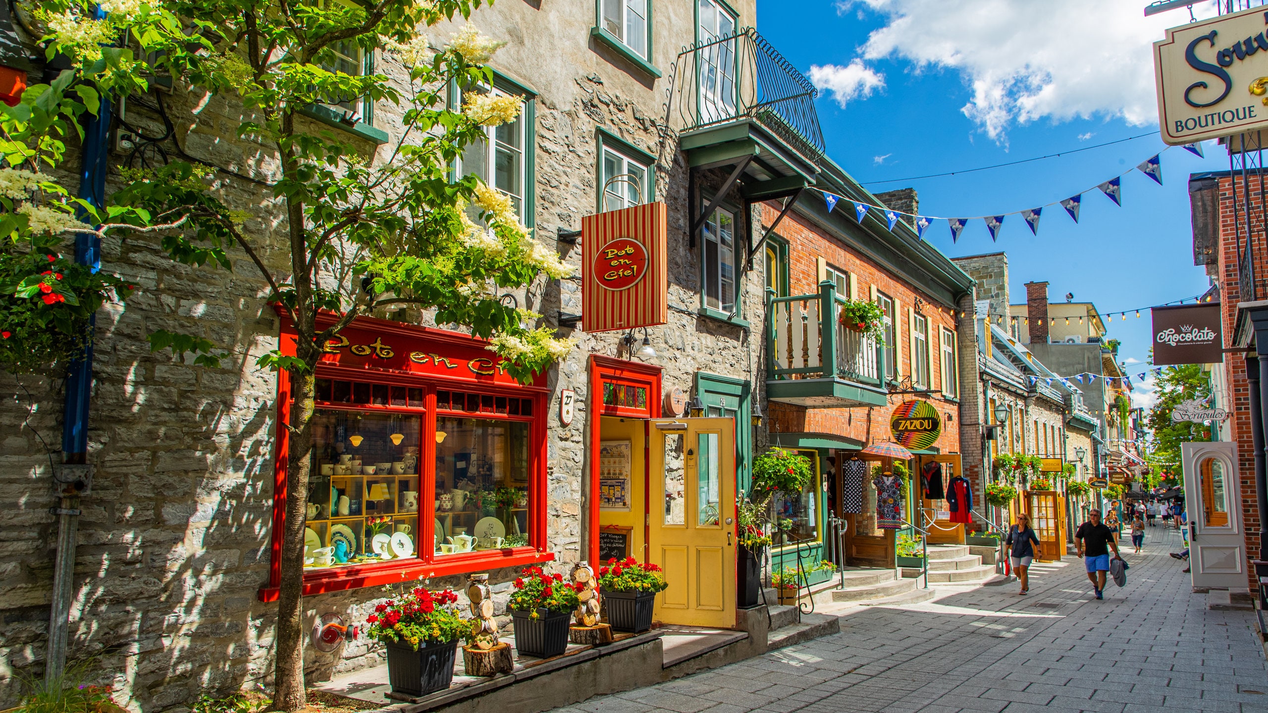 Petit-Champlain District, historic area in Old Quebec City